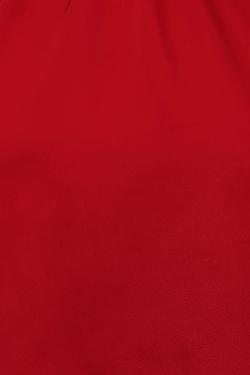 Blouse licou bouffante en satin Paloma