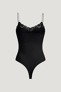 Sculpt Lace Trim Bodysuit