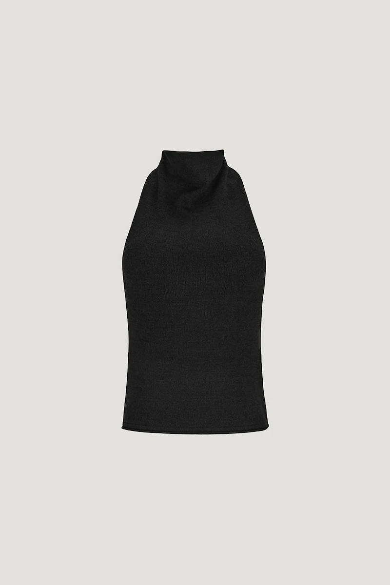 Mock Neck Sweater Tank Top