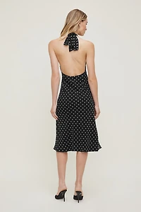 Elena Halter Midi Dress