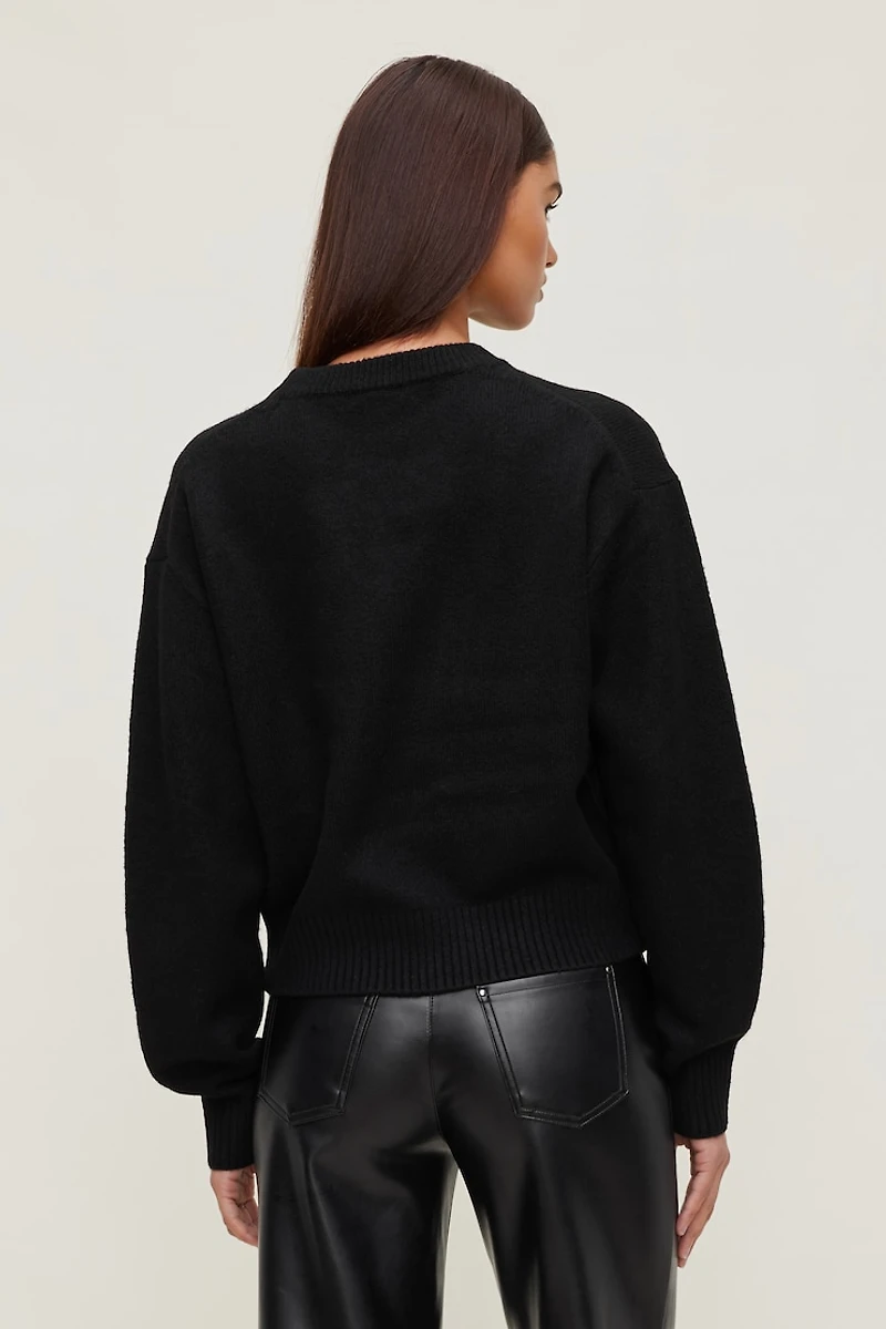 Shrunken Crewneck Sweater