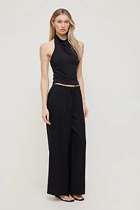 Leo Linen Wide Leg Pants