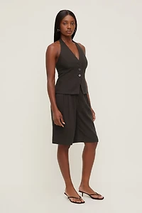 Linen Halter Vest