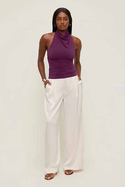 Satin Wide Leg Pants