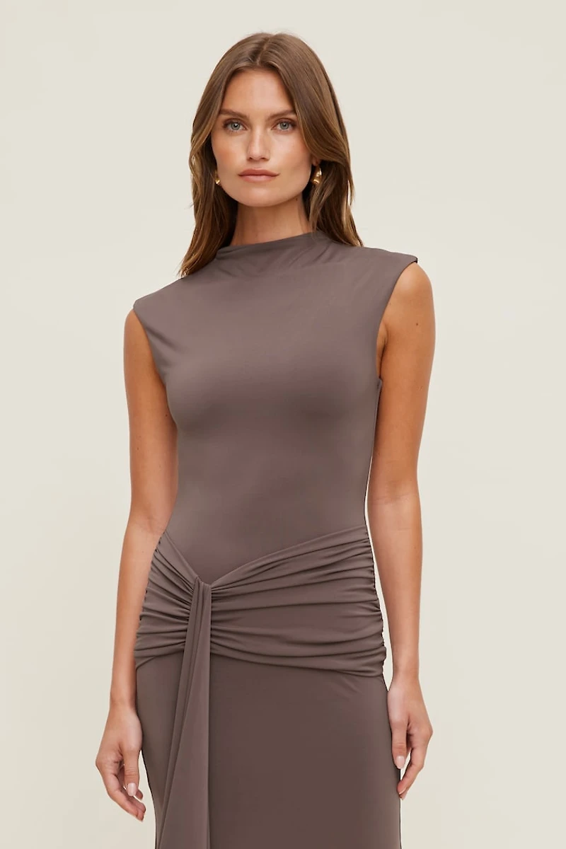 Robe maxi sculptée Talia
