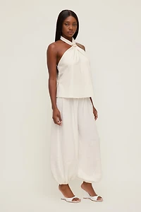 Buckle Halter Top