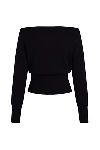 Off Shoulder Reset Long Sleeve Top