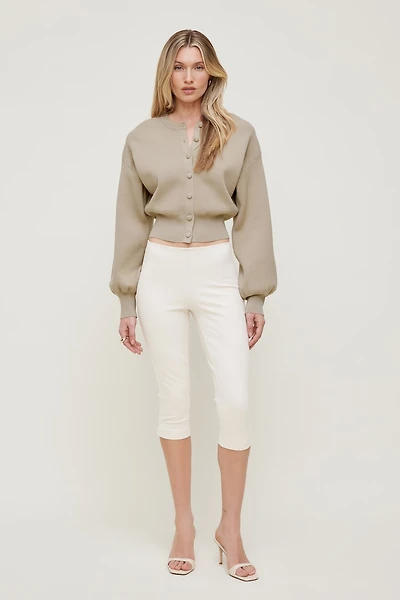 Balloon Sleeve Cardigan