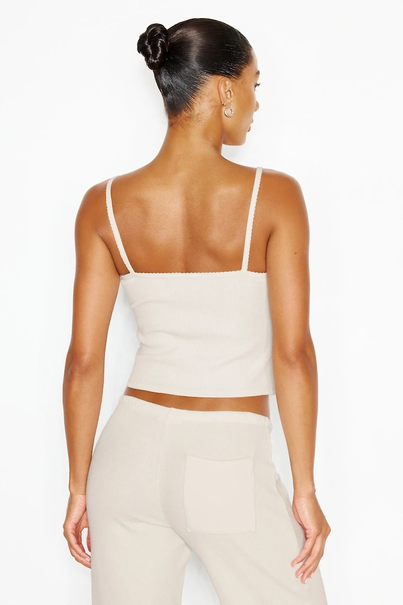 Waffle Cami Top