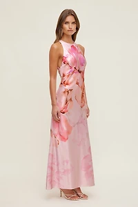 Andy Satin Maxi Dress