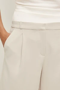 Bermuda à taille mi-haute