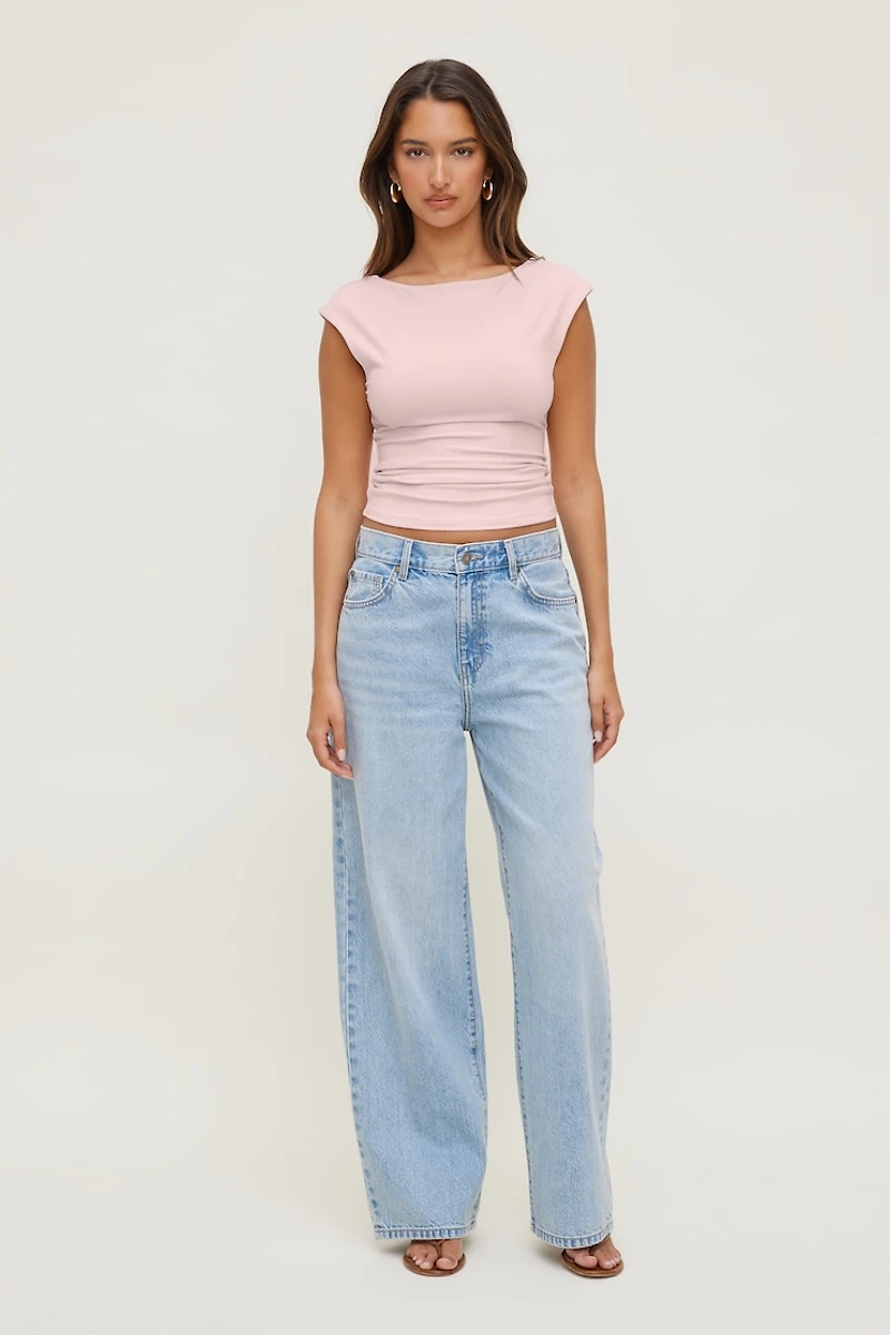 Sculpt Cap Sleeve T Shirt