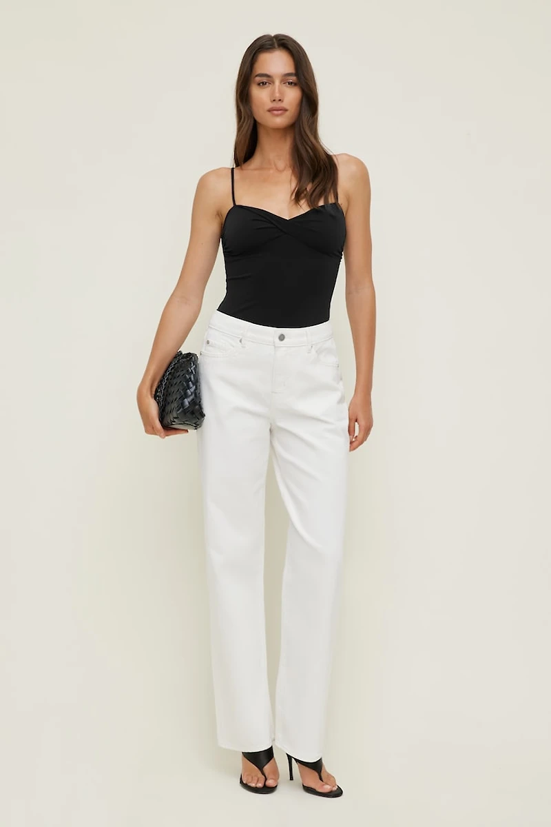 Mika Mid Rise Relaxed Straight Leg Jeans
