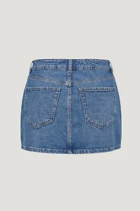 Gia Denim Mini Skort