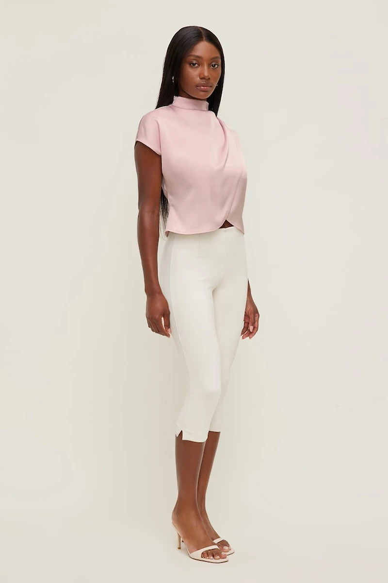 Ella Layered Satin Blouse