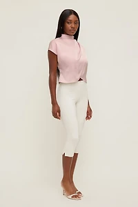 Ella Layered Satin Blouse
