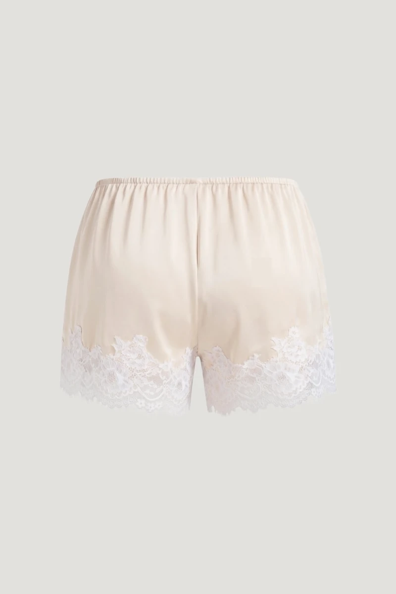 Lace Satin Shorts