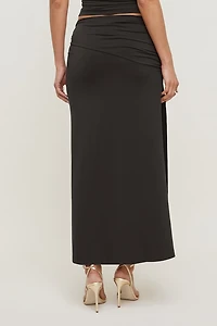 Sculpt Slit Maxi Skirt