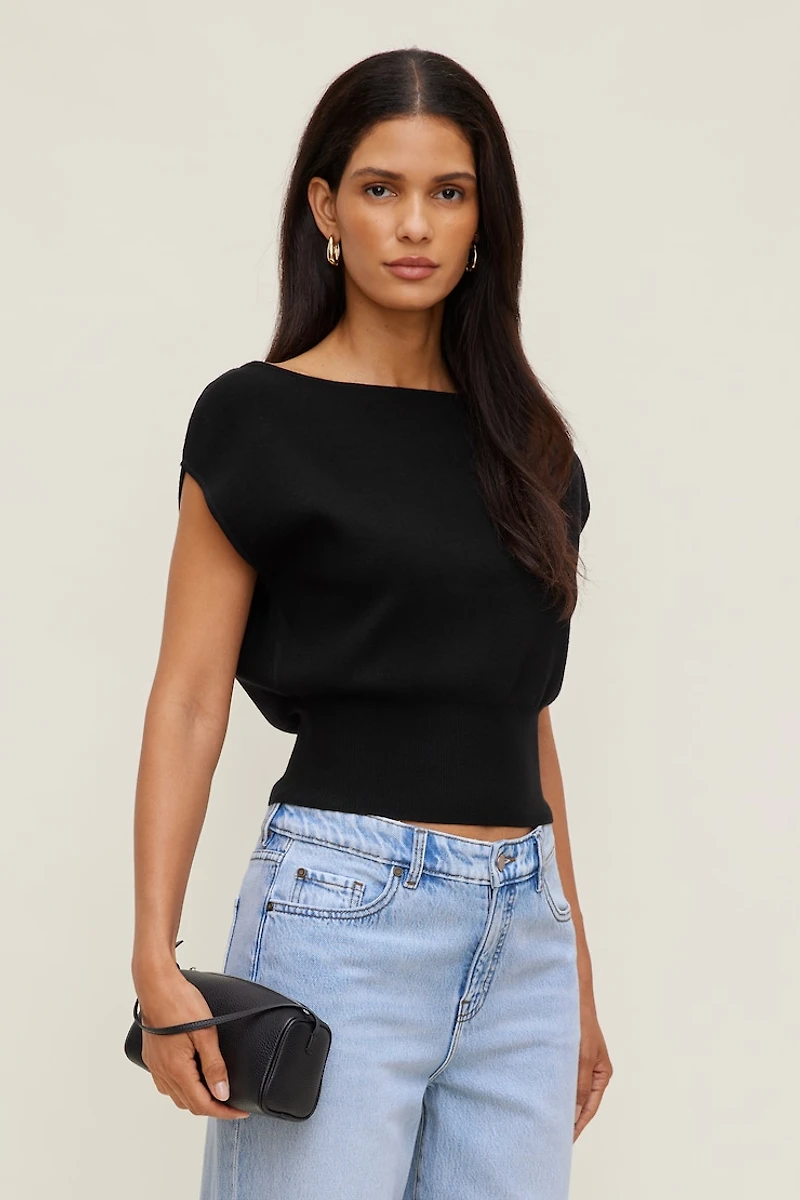 Aria Boat Neck Sweater