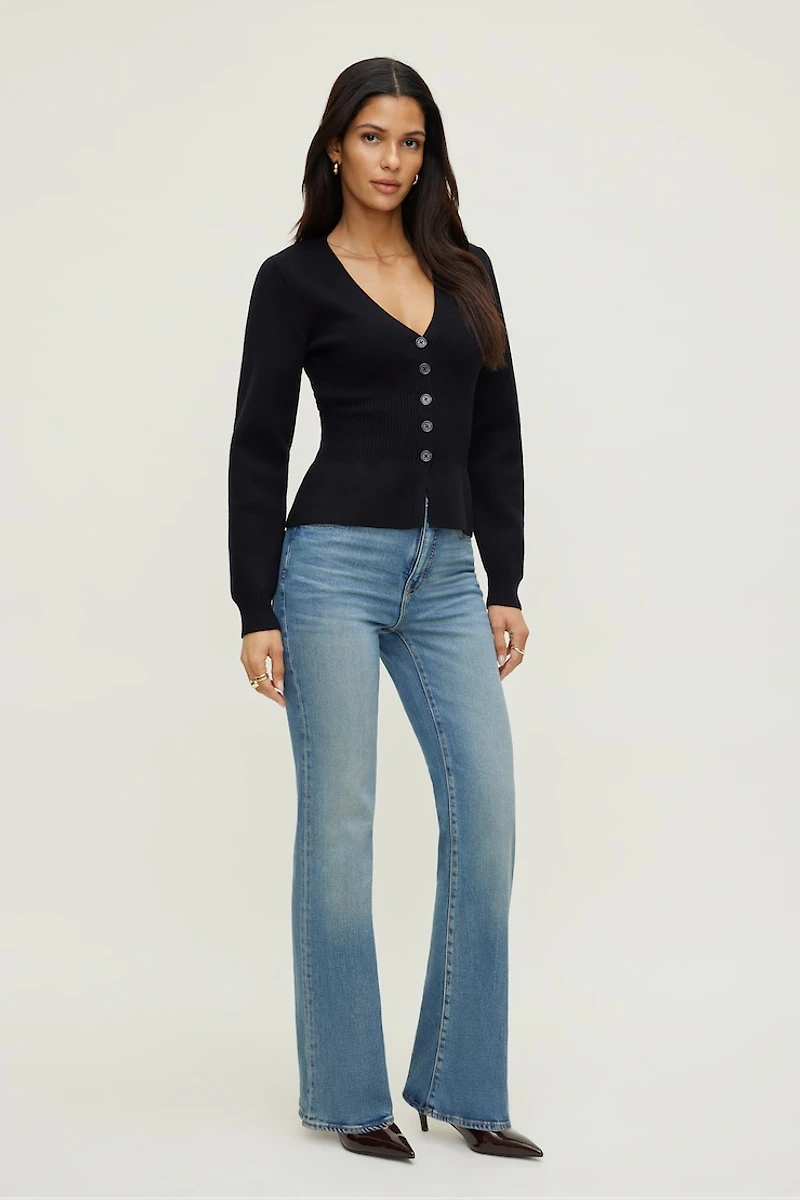 Cinched Waist Cardigan