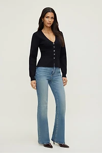 Cinched Waist Cardigan