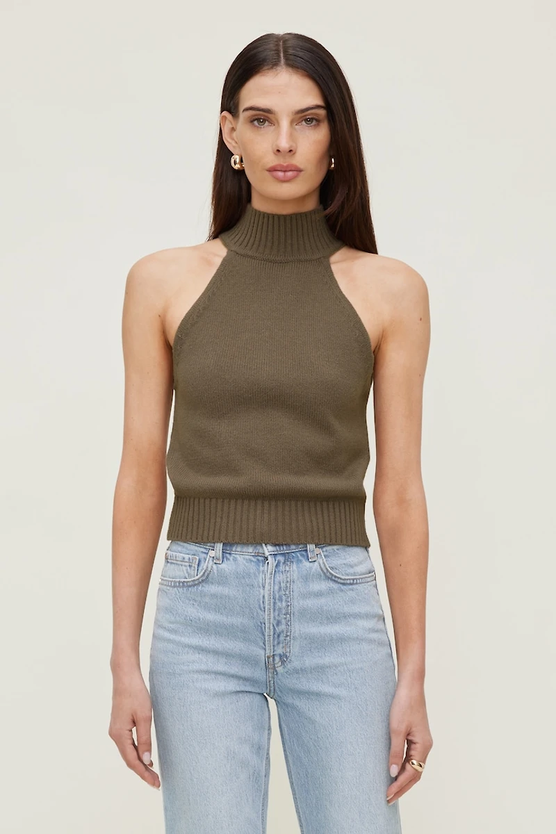 Turtleneck Sweater Tank Top