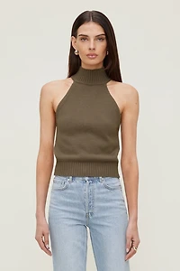 Turtleneck Sweater Tank Top