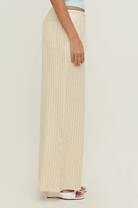 Leo Linen Wide Leg Pants