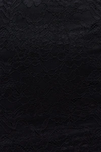 Robe maxi en dentelle diaphane sur les côtés
