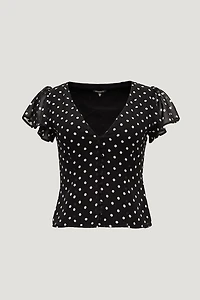 Flutter Sleeve Blouse