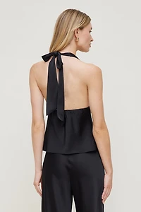 Satin Halter Top