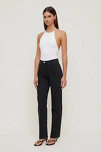 Olivia Comfort High Rise Straight Leg Jeans