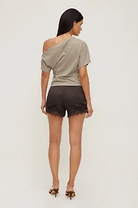 Lace Satin Shorts