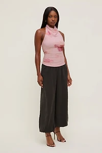 Bry Mesh Halter Top
