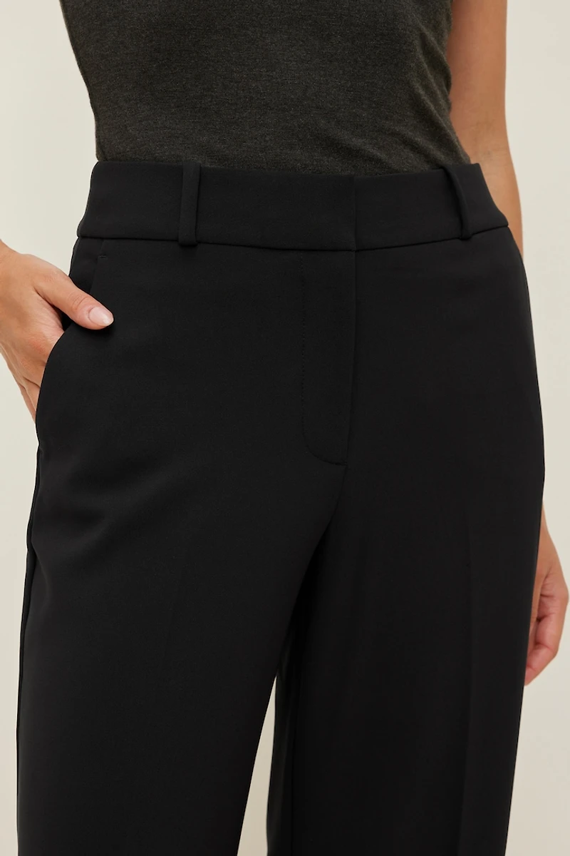 Camelia Crepe Straight Leg Pants