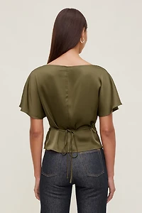 Farra Satin Blouse