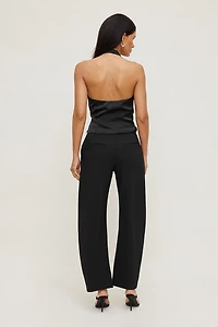 Fringe Satin Top