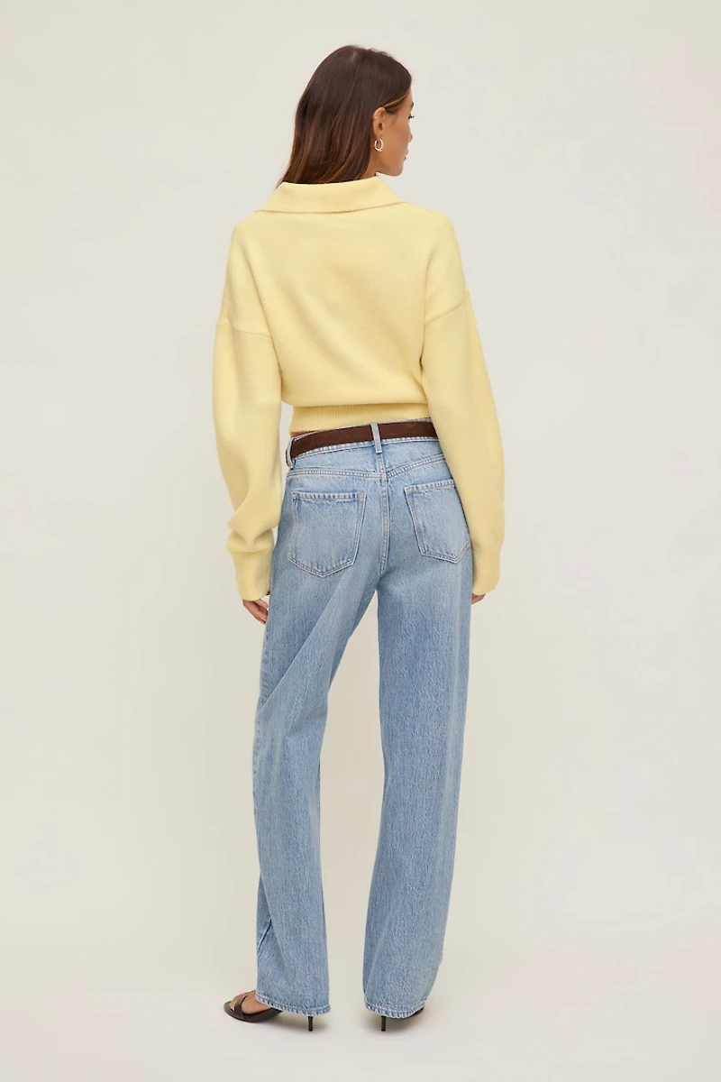 Mika Mid Rise Relaxed Straight Leg Jeans