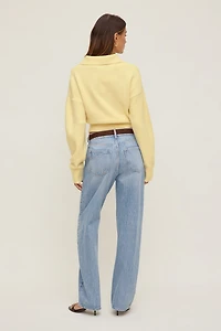 Mika Mid Rise Relaxed Straight Leg Jeans