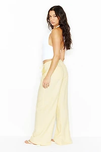 Millie Linen Pull-On Pants