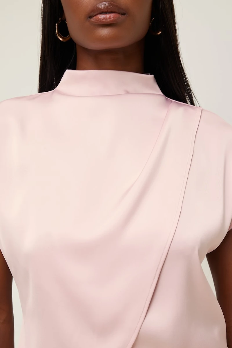 Ella Layered Satin Blouse