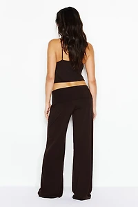 Modal Foldover Pants