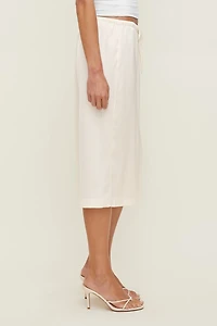 Leo Satin Capri Pants