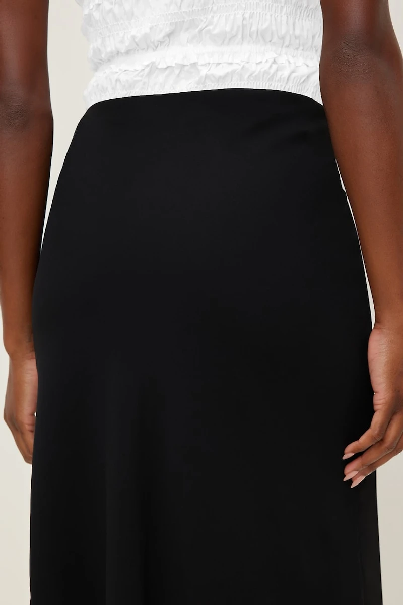 Jupe midi en georgette