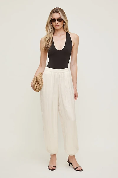 Satin Balloon Pants