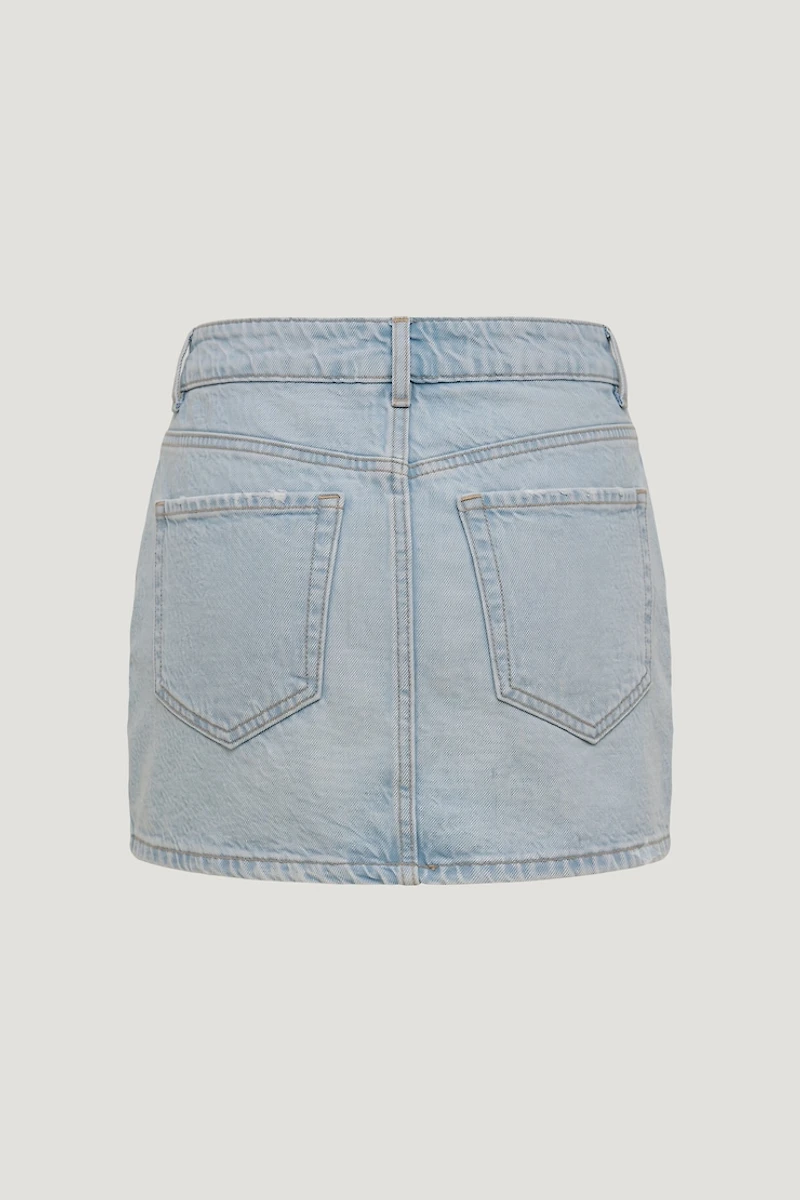 Gia Denim Mini Skort