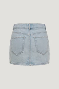 Gia Denim Mini Skort