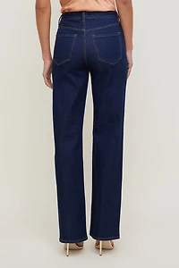 Heidi Stretch High Rise Wide Leg Jeans