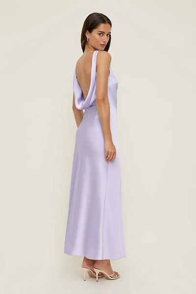 Nora Satin Maxi Slip Dress