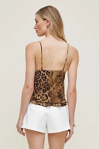 Plunge Babydoll Tank Top